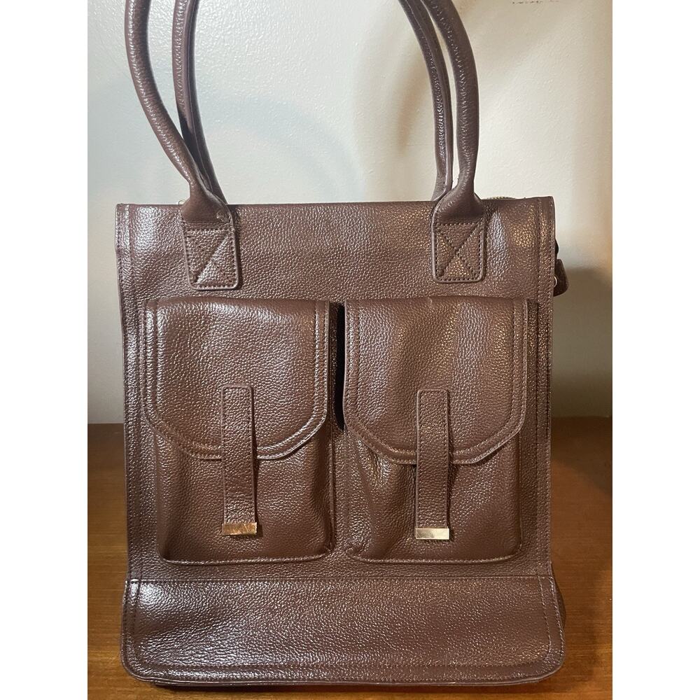 Vintage Leather Tote Bag Leather Erica Anemburg